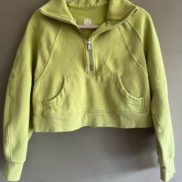 Scuba Half Zip Wasabi Funnel Neck